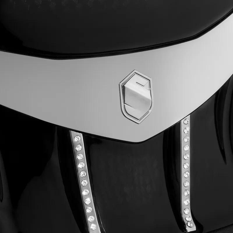 Samshield XJ Miss Riding Hat - Glossy Black/Swarovski-2