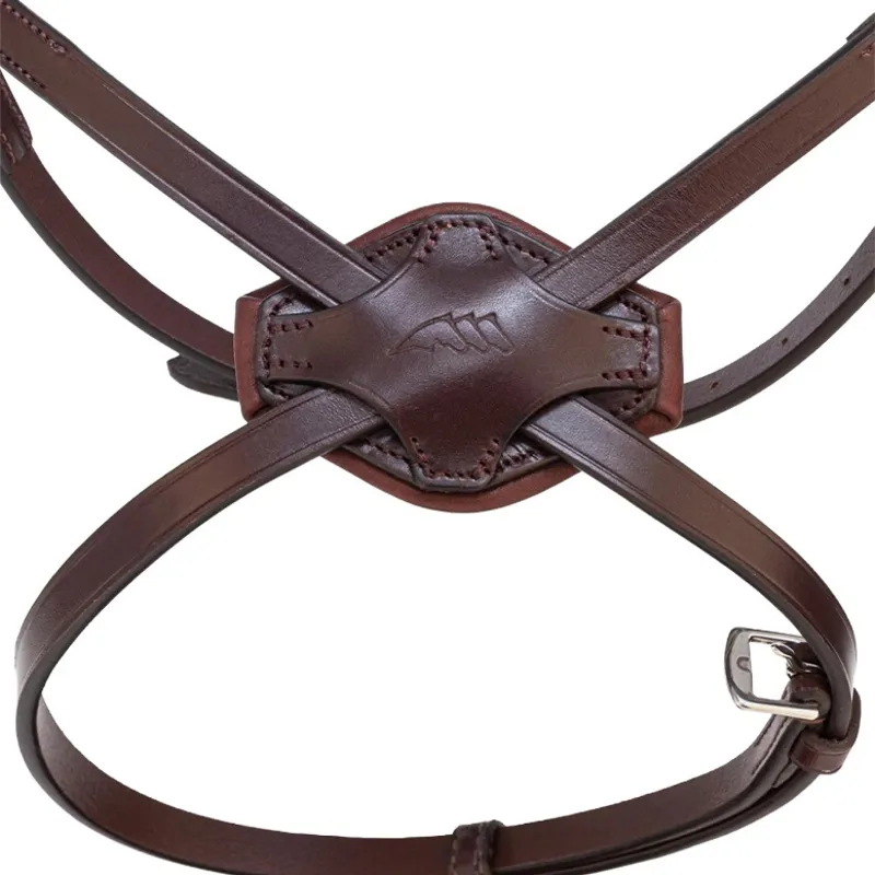 Equiline Classic Mexican Grackle Bridle - Brown-2
