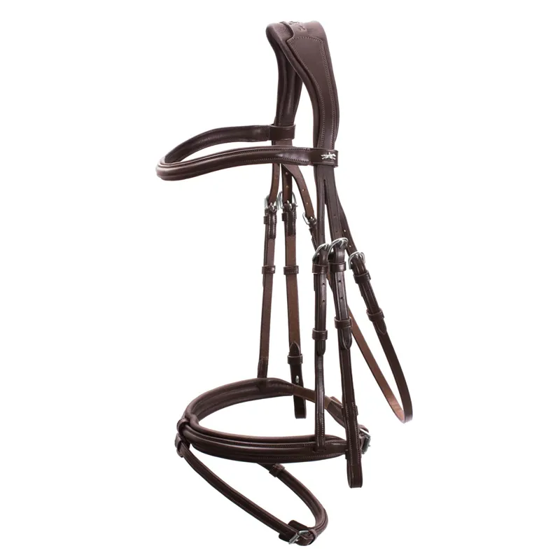 Schockemohle Tokyo Select Removable Flash Bridle - Espresso/Silver