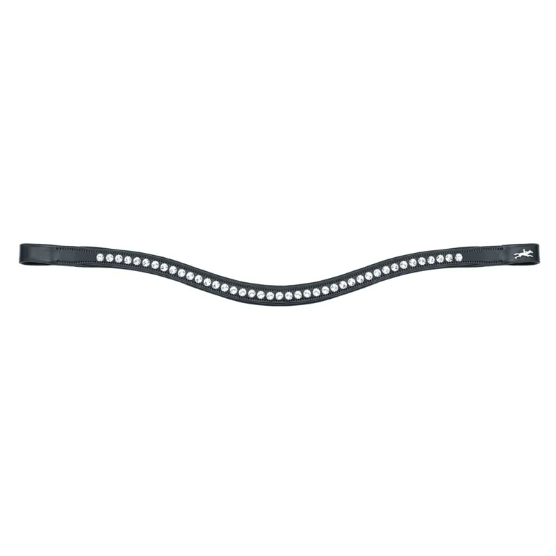 Schockemohle Crystal Select Browband - Black/Silver