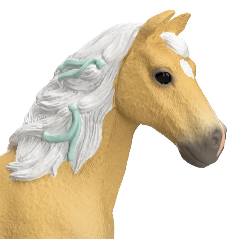 Schleich Horse Club Harlow Luna White x Popcorn Toy Pony-5