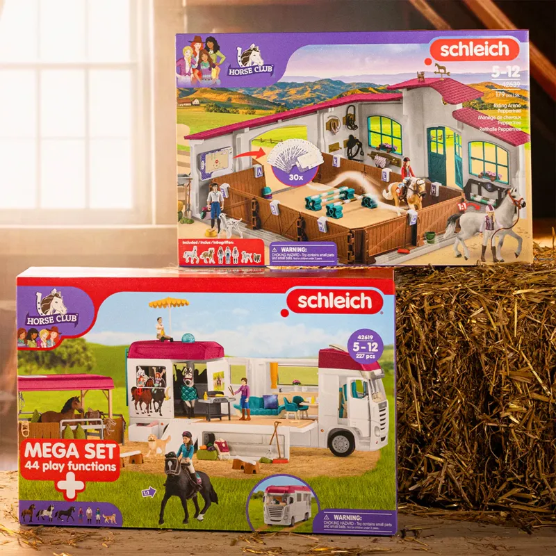 Schleich Riding Arena Peppertree Toy Set-5