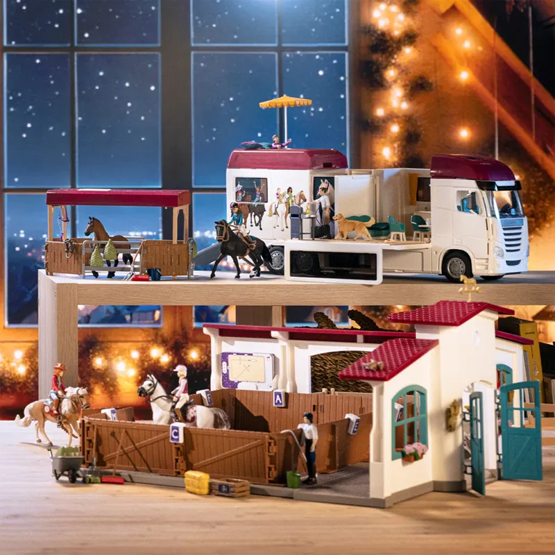Schleich Riding Arena Peppertree Toy Set-4