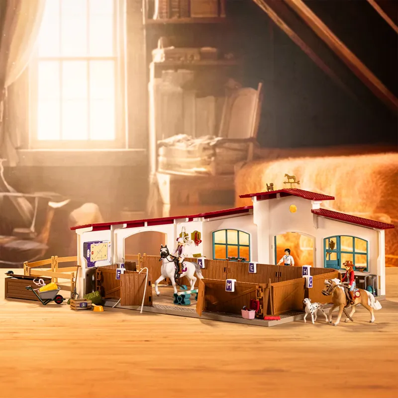 Schleich Riding Arena Peppertree Toy Set-2