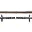 Schockemohle Continental Web Reins with Buckles - Dark Brown/Silver
