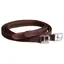 Schockemohle Chantilly Stirrup Leathers - Espresso/Cream