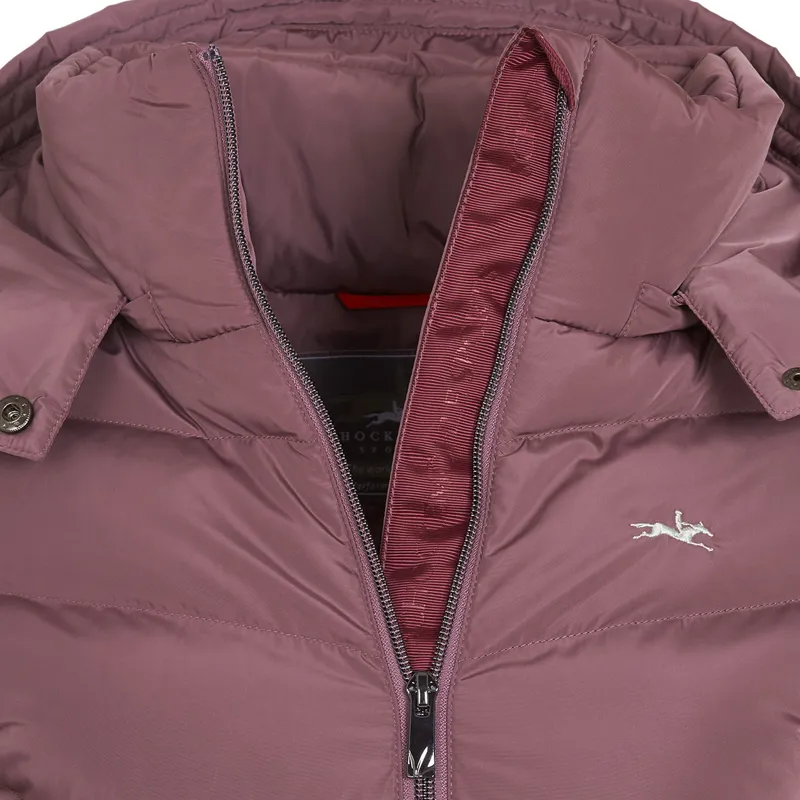 Schockemohle Frances Style Ladies Quilted Jacket - Rose Taupe-1