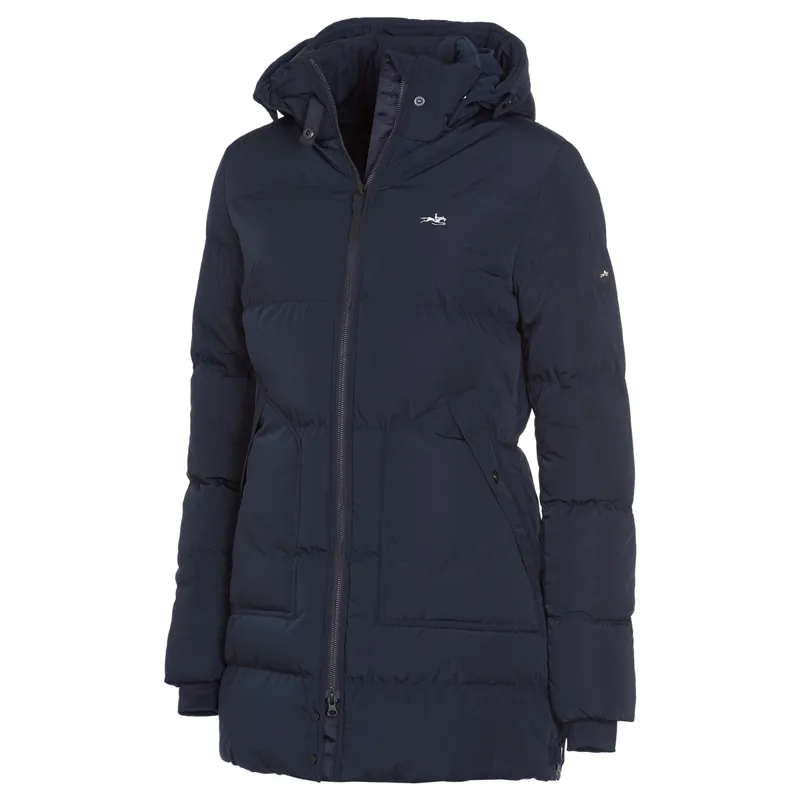 Schockemohle Kalypso Style Ladies Long Quilted Jacket - Blue Nights
