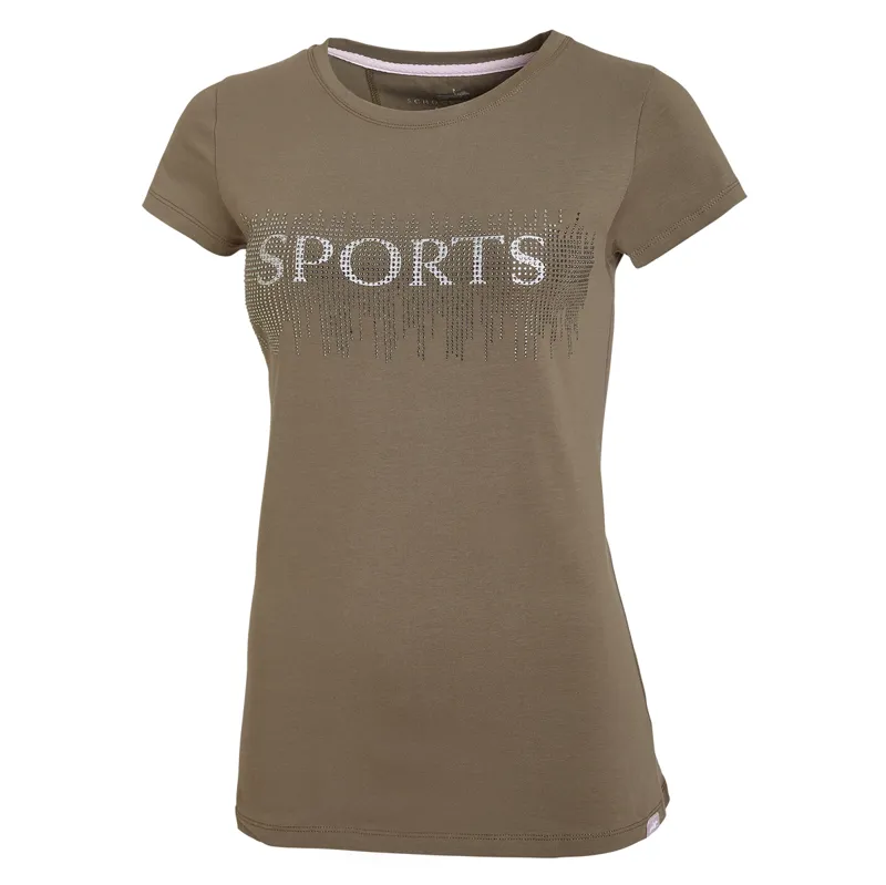 Schockemohle Lena Style Ladies T-Shirt - Olive