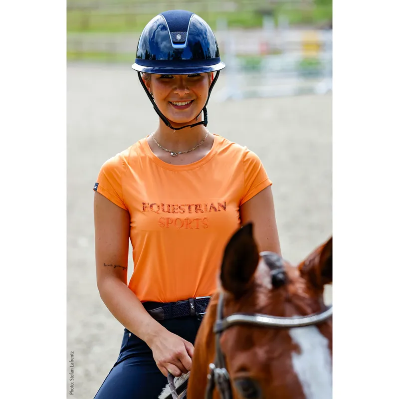 Schockemohle Lisa Style Ladies T-Shirt - Mandarin-2