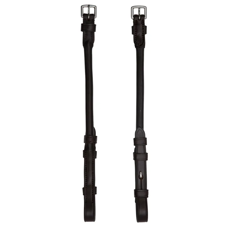 Schockemohle Malibu Cheek Pieces - Black/Silver