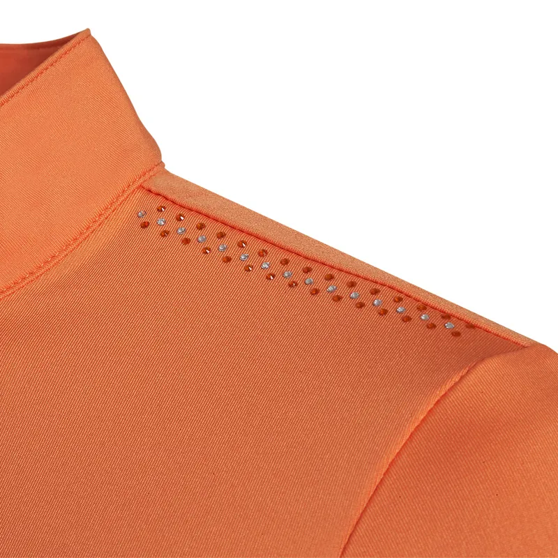 Schockemohle Summer Page Style Ladies Functional Shirt - Mandarin-1