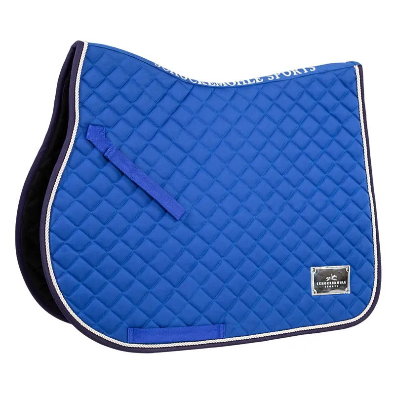 Schockemohle Trainer II Saddlecloth - Royal Blue/Dark Navy