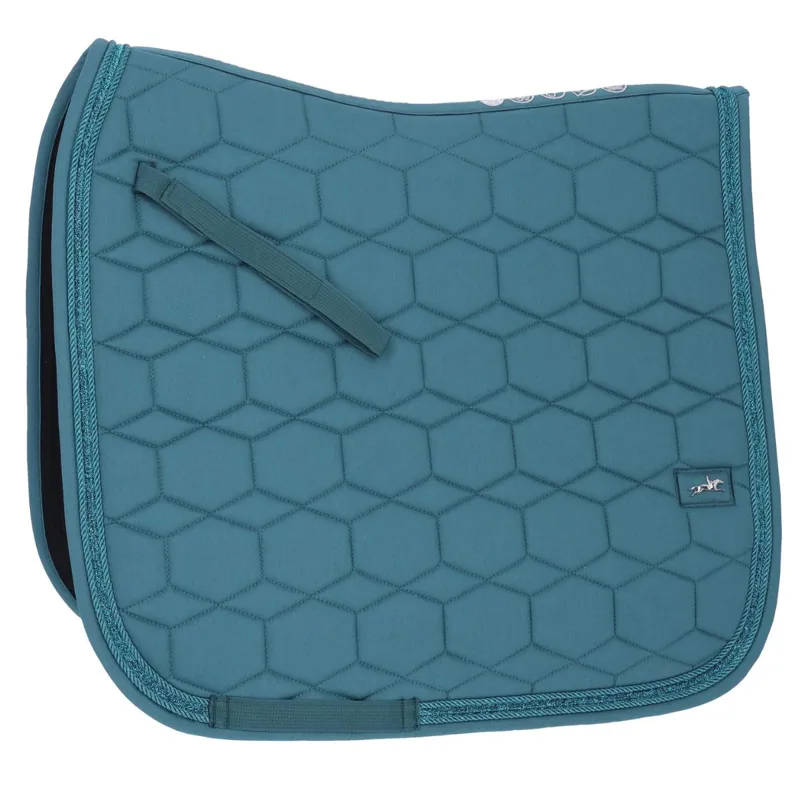Schockemohle High Density Gloss Dressage Saddlecloth - Colonial Blue
