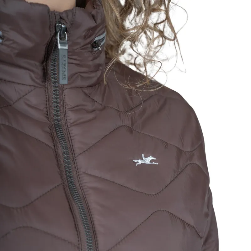 Schockemohle Janet Womens Lightweight Quilted Jacket - Mocca-10