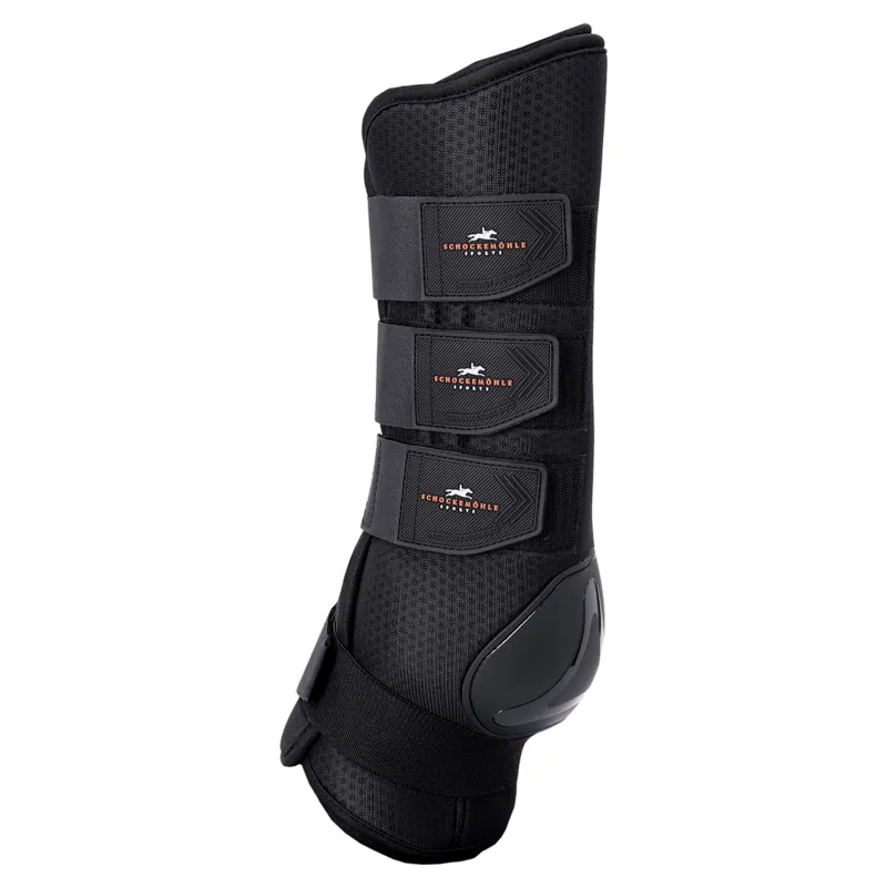 Schockemohle Air Flow Ceramic Stable/Travel Boots - Black-1