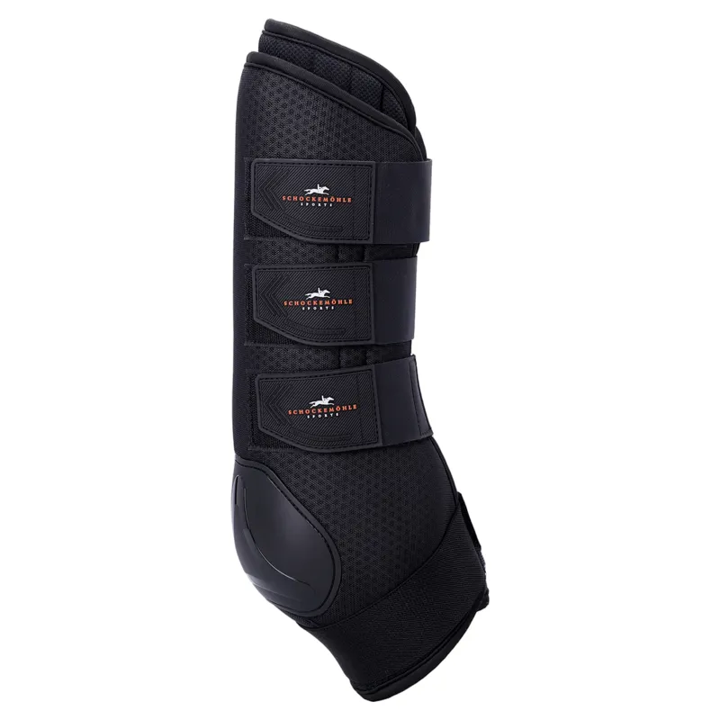 Schockemohle Air Flow Ceramic Stable/Travel Boots - Black-2