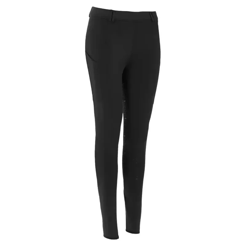 Schockemohle Air Sporty Womens Full Grip Riding Tights - Dark Grey-1