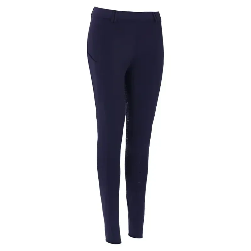 Schockemohle Air Sporty Full Grip Womens Riding Tights - Dark Navy