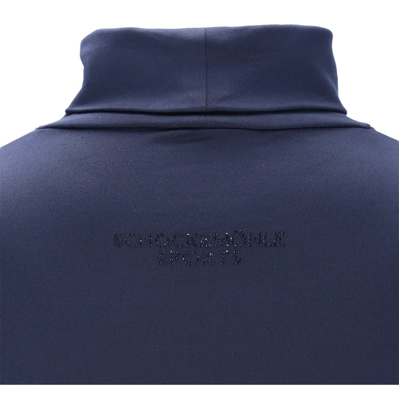 Schockemohle Alba Womens Long Sleeve Training Shirt - Dark Navy-2