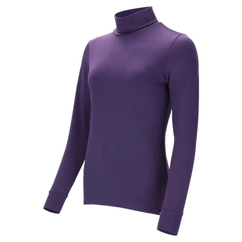 Schockemohle Alba Womens Long Sleeve Training Shirt - Dark Purple