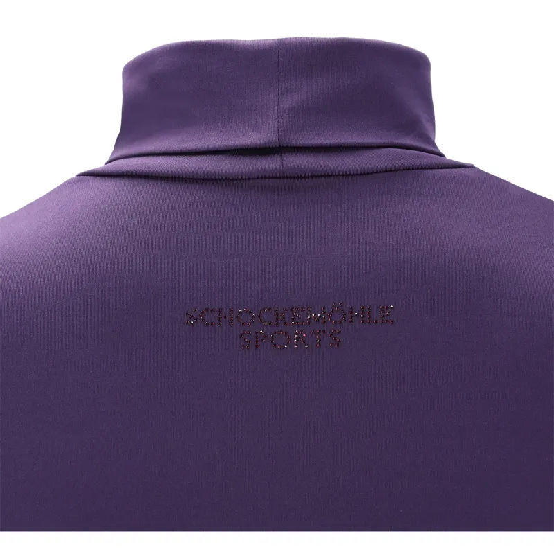 Schockemohle Alba Womens Long Sleeve Training Shirt - Dark Purple-2
