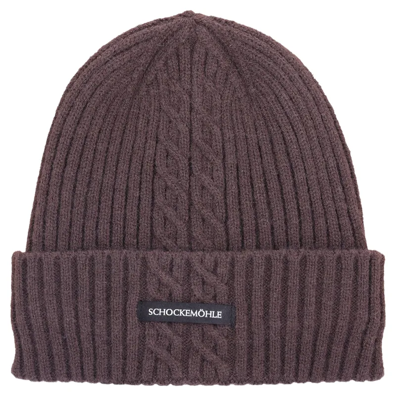 Schockemohle Braided Fleece Beanie - Mocca
