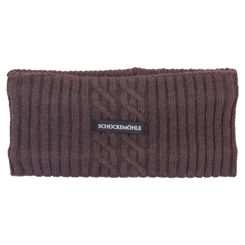 Schockemohle Braided Fleece Headband - Mocca