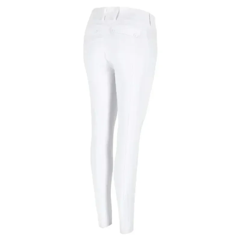 Schockemohle Carola Full Grip Womens Breeches - Optical White-1