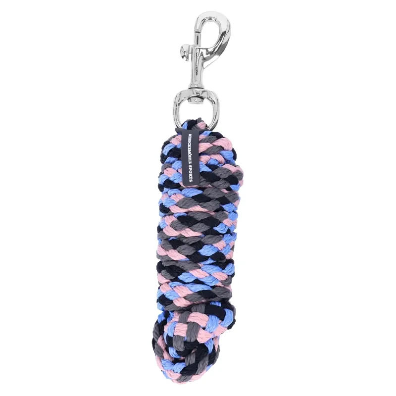 Schockemohle Catch Style Lead Rope - True Navy/Sky/Pale Pink