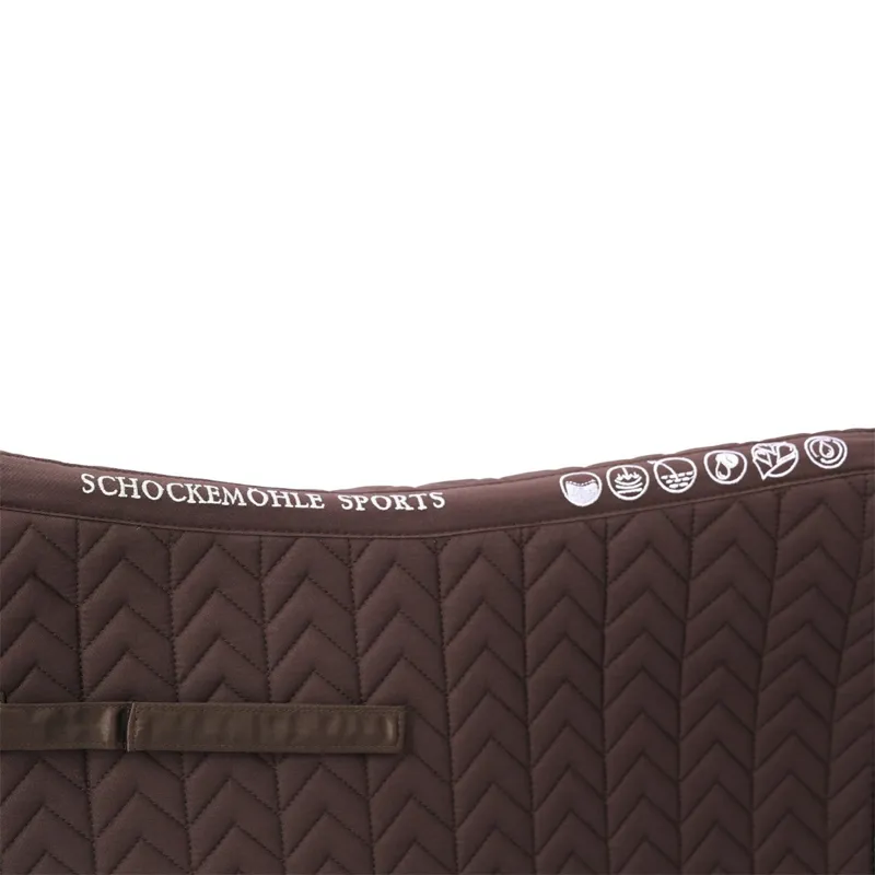 Schockemohle Ceramica Dressage Saddlecloth - Mocca-5