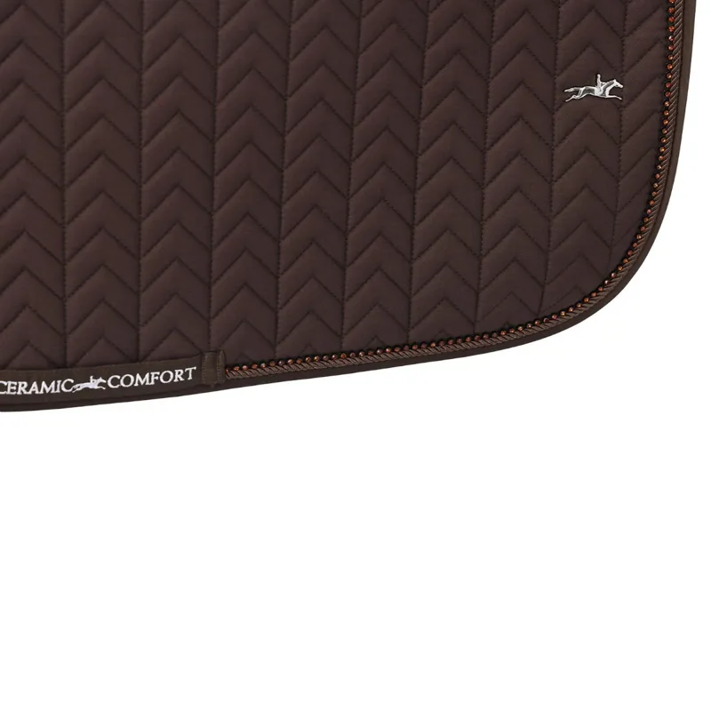 Schockemohle Ceramica Dressage Saddlecloth - Mocca-6