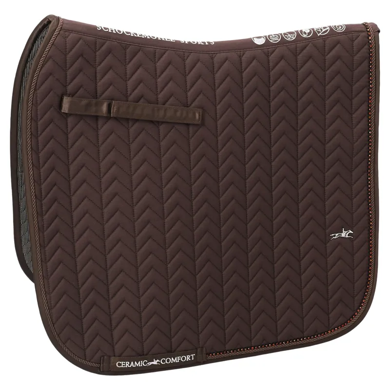 Schockemohle Ceramica Dressage Saddlecloth - Mocca