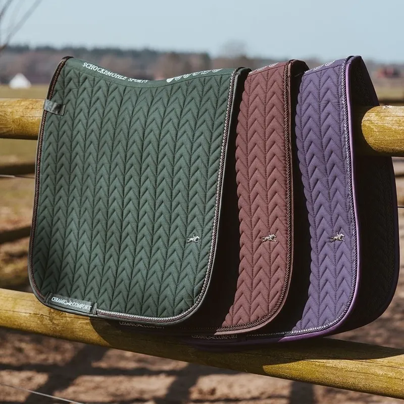 Schockemohle Ceramica Dressage Saddlecloth - Mocca-2