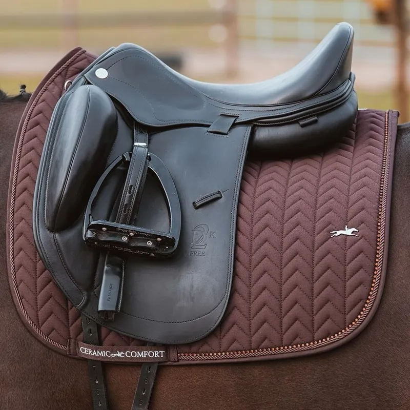 Schockemohle Ceramica Dressage Saddlecloth - Mocca-1