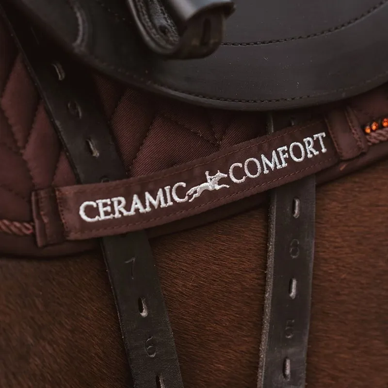 Schockemohle Ceramica Dressage Saddlecloth - Mocca-3