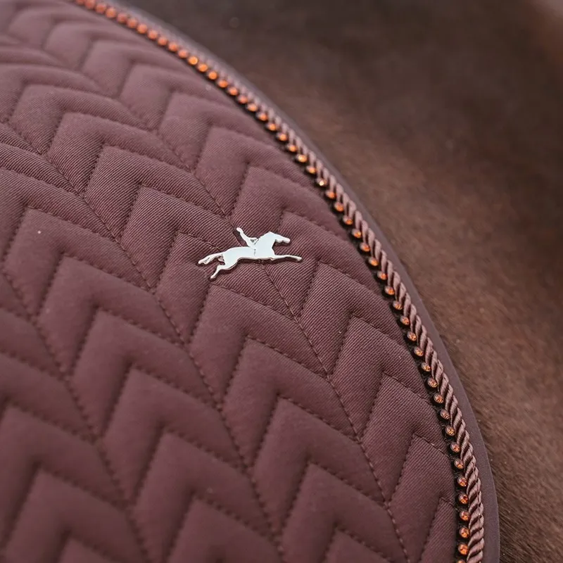 Schockemohle Ceramica Dressage Saddlecloth - Mocca-4
