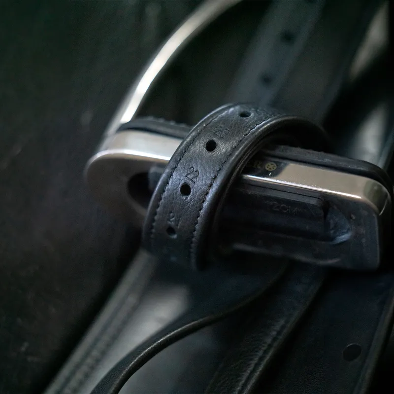 Schockemohle Colorado Soft Stirrup Leathers - Black-1