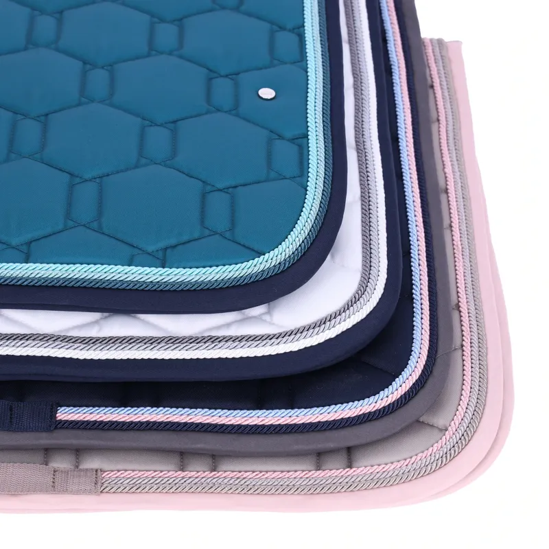 Schockemohle Eco Comfort Dressage Saddlecloth - Colonial Blue Pre-Order-3