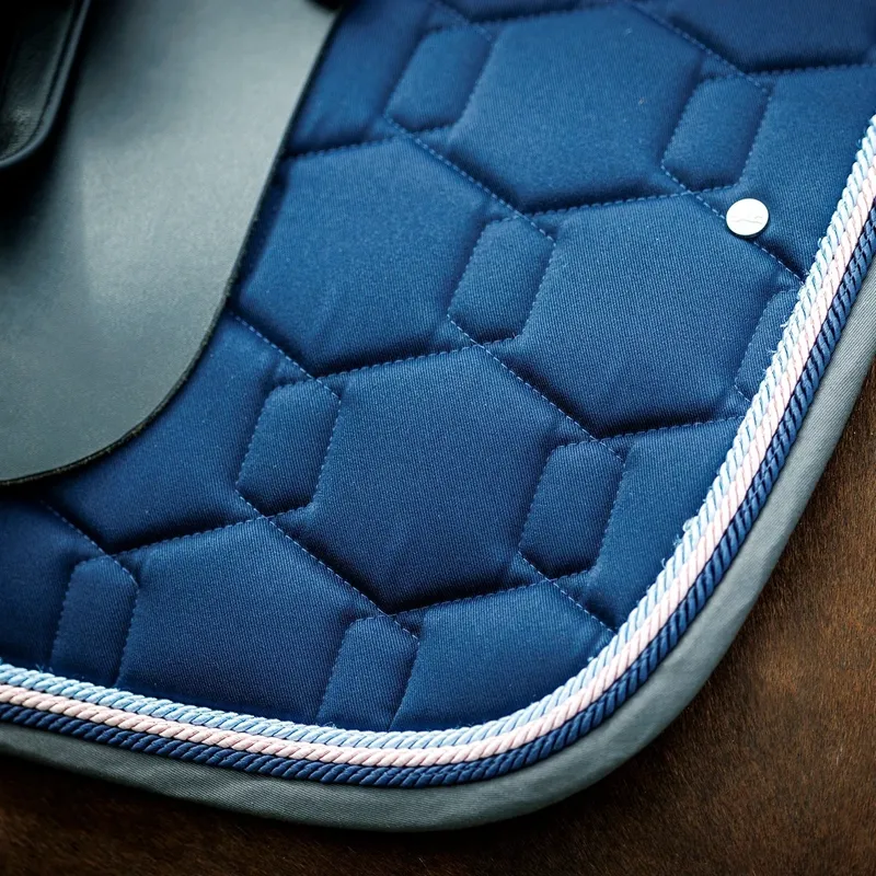 Schockemohle Eco Comfort Dressage Saddlecloth - True Navy Pre-Order-2