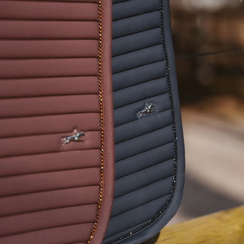 Schockemohle Enora Jump Saddlecloth - Mocca-2
