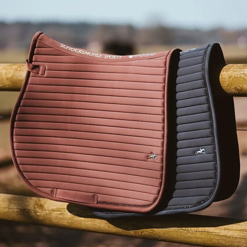 Schockemohle Enora Jump Saddlecloth - Mocca-1