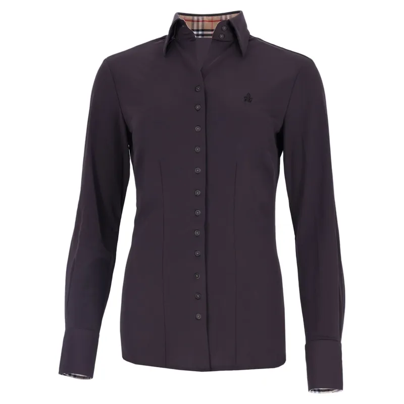 Fior Da Liso Nova London Womens Shirt - Dark Brown