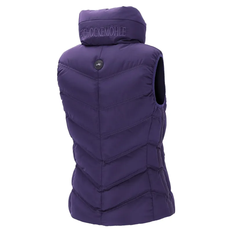 Schockemohle Marleen Womens Gilet - Dark Purple-1