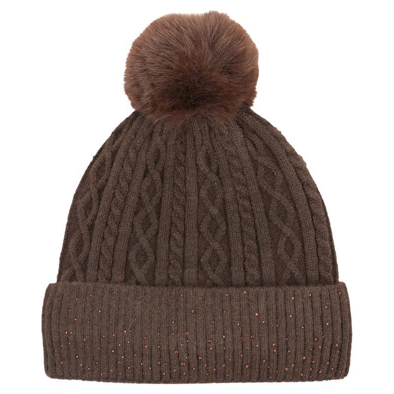 Schockemohle Glamour Beanie Hat - Mocca