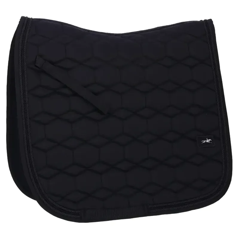 Schockemohle High Density Gloss Dressage Saddlecloth - Black