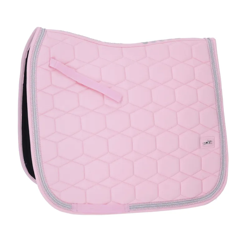 Schockemohle High Density Gloss Dressage Saddlecloth - Pale Pink