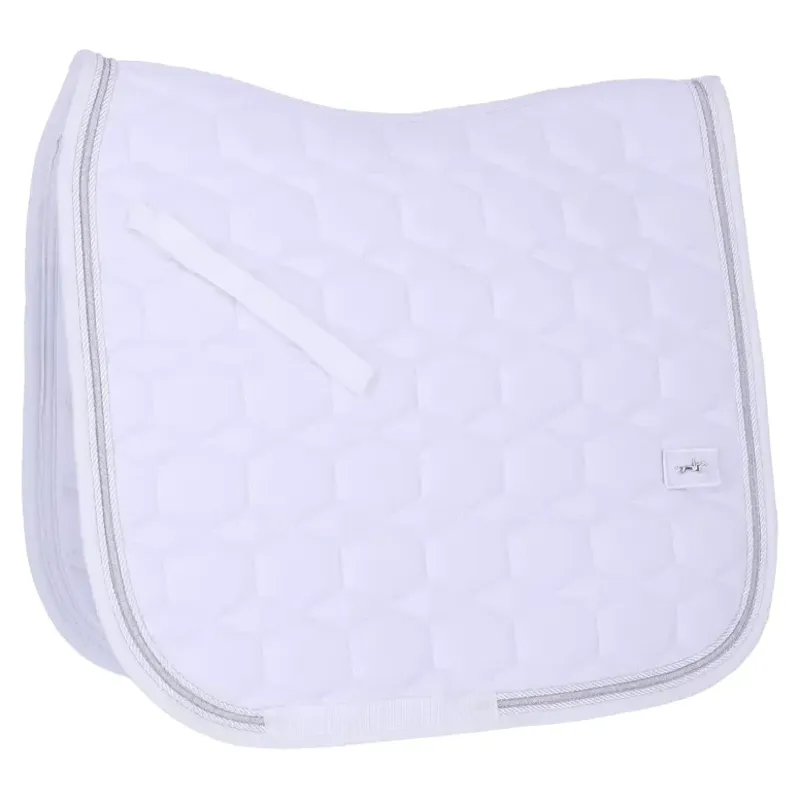 Schockemohle High Density Gloss Dressage Saddlecloth - White