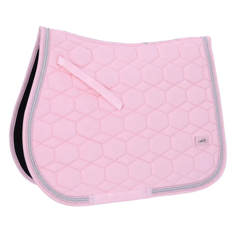 Schockemohle High Density Gloss Jump Saddlecloth - Pale Pink