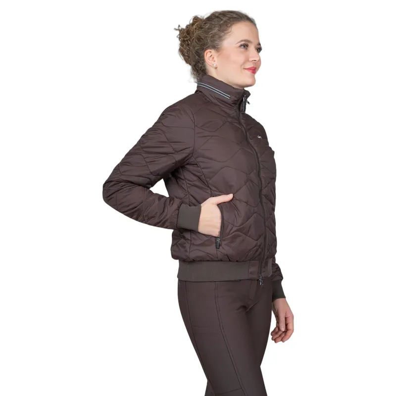 Schockemohle Janet Womens Lightweight Quilted Jacket - Mocca-7